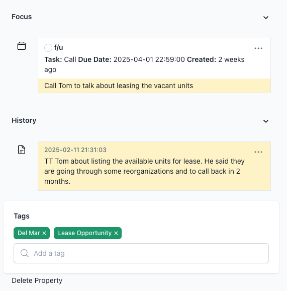 Communication Tracking